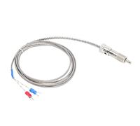 Sensor de temperatura de termopar de tipo k, resorte de compresión M12 hilo, 0 a 400 ℃ rango para control de procesos industriales (2m)