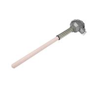 Sensor de temperatura de termopar tipo K, longitud total de la sonda: 200 mm, conexión en caja, WRN-122, WRN-132