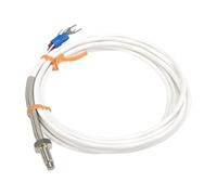 Sensor de temperatura de tornillo RTD con cabezal de perno M6 tipo PT100 protegido por resorte y cable de 2 m(2B grade)