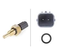 Hella Sensor de temperatura del refrigerante 6PT 009 309-421 12V 2 polos atornillado para Honda