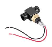 Sensor de Temperatura del Ventilador del Refrigerante del Radiador del Interruptor de Temperatura del Agua del Termostato para Motocicleta ATV Vehículo Todoterreno (Negro)