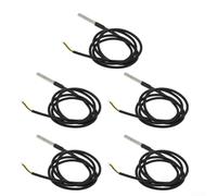 Sensor de temperatura impermeable de -10 °C a 85 °C sonda digital con cable de 3 cables para proyectos Arduino, monitoreo de acuarios, 1 m de longitud (5 metros)