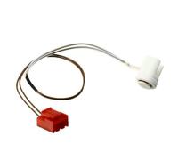 Sensor de temperatura NTC de 50 K para calentador de aparcamiento, termistor de alta precisión con carcasa de resistencia de cerámica, rojo y blanco, 1 paquete