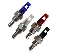 Sensor de temperatura para calderas con construcción de aleación de zinc, monitoreo preciso del agua caliente, compatible con múltiples marcas líderes, paquete de 4, rojo/negro/azul/blanco