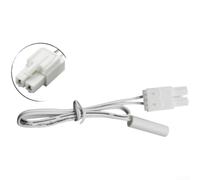 Sensor de temperatura para frigorífico y congelador, sonda 2K 5K, termostato de descongelación de cabeza redonda para sistema de refrigeración, componente de reparación de electrodomésticos, cable