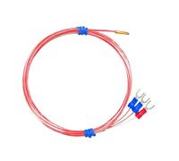 Sensor de temperatura Termopar desnudo Sonda de elemento abierto Respuesta rápida Unión de punta desnuda expuesta(PT100 A 2m)