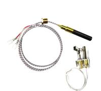 Sensor de temperatura termopilado - Termopar de resistencia de metal de 25 °C para caldera de aire, chimenea, freidora, termopar de alambre de alta temperatura para calentador de agua