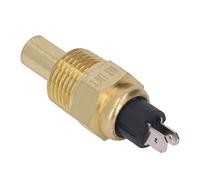 Sensor de temperatura |Transductor de temperatura de agua refrigerante y aceite de rosca 1 / 2NPT |Rango de 0 a 120 ℃ para camiones/barcos/equipo pesado |6-24 V, aleación de (NPT1/2 Short)