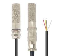 Sensor de temperatura y humedad, Cable de sonda, cabezal de Metal, sensores de capacitancia digitales, salida I2C de 1M de longitud(SHT40 Style B)