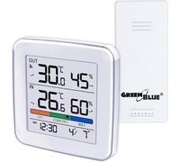 Sensor de Temperatura y Humedad Greenblue GB169 Radio Alarma y Reloj