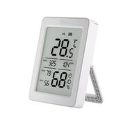 SONOFF AirGuard TH Sensor inteligente de temperatura y humedad Zigbee para interiores, pantalla LCD de 3,6 pulgadas, monitoreo de aplicaciones con gráficos, alertas de notificación, exportación de
