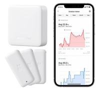 Sensor de temperatura y humedad SwitchBot con Hub Mini Wi-Fi y radio