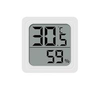 Sensor De Temperatura Y Humedad - Termohigrómetro Digital Interior | Dispositivo Portátil Con Baterías, Medidor Preciso Y Fácil De Leer Para Ático, Garaje, Baño, Sala De Estar, Patio,