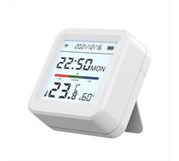 Sensor de temperatura y humedad WiFi Tuya Smart Life con retroiluminación e higrómetro
