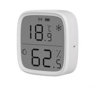 Sensor de temperatura y humedad Zigbee SNZB-02D con pantalla LCD - ± 0,2 °C, medición precisa, notificación de aplicación inteligente para invernadero, bodega, domótica