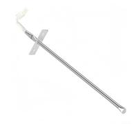 Sensor de termistor de horno de repuesto compatible con múltiples marcas, reemplaza 316490000 316490002 para hornear consistente, plata, 25 cm