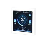 sensor de termómetro, Lcd Pantalla de color Tuya Smart WIFI Termostato calefacción eléctrica/calefacción piso agua/caldera pared calentamiento(Bianco,ME160 16A)
