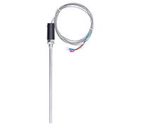 Sensor de termopar tipo K Sonda de temperatura de acero inoxidable Respuesta rápida para sistemas de control de equipos industriales Rango de 0 600 ℃ Modelo WRNT01 (campeonato mundial)