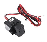 Sensor de transformador de abrazadera de núcleo de ferrita dividida para monitoreo de corriente con salida nominal y cables de baja resistencia (100A/5A)
