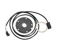 Sensor de Velocidad de Bicicleta - Sensor de Velocidad de Bicicleta eléctrica | 12 imanes de Asistencia de Pedal de 12 pulsos por revolución, Asistente de Pas E Power Pedal Assist