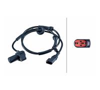 HELLA Sensor ABS 6PU 358 252-601 Eje delantero Tipo de sensor: Hall Número de enchufes de contacto: 2 1075mm