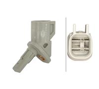 Sensor de velocidad de rueda ABS Eje delantero, derecha Sensor activo HELLA