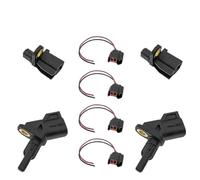 Sensor de Velocidad de Rueda 4 ABS Sensor de Velocidad de Rueda Sensor de Velocidad de Rueda de Coche con Conector Delantero Trasero BP4K-43-711A BP4K-43-701A para Volvo 2.5L ABS Sensor