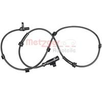 Sensor de velocidad de rueda ABS 09001231 METZGER para SMART FORTWO Coupé