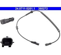 ATE Sensor de velocidad de rueda 24.0711-5201.1 ABS Trasero para Renault Laguna II 2002-2007