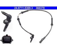 Sensor de velocidad de rueda ABS 24.0711-5369.3 ATE para DACIA RENAULT
