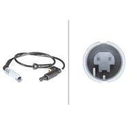 Sensor de velocidad de rueda ABS Eje delantero inductivo 6PU 010 039-361 HELLA