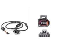 HELLA 6PU 012 806-181 Sensor, revoluciones de la rueda - 12V - Cable: 950mm