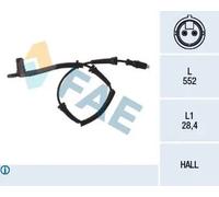 Sensor de velocidad de rueda ABS Eje delantero Sensor activo 78027 FAE