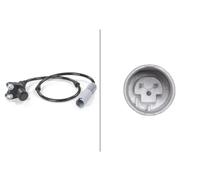 Sensor de velocidad de rueda ABS Eje trasero 6PU 010 039-501 HELLA para BMW