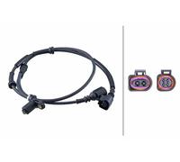 Sensor de velocidad de rueda ABS Eje trasero, derecha Hall 6PU 358 252-891 HELLA