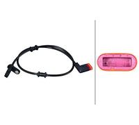 Sensor de velocidad de rueda ABS Eje trasero Hall 6PU 358 218-091 HELLA