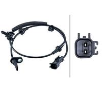 Sensor de velocidad de rueda ABS Eje trasero Hall 6PU 358 251-511 HELLA