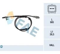 Sensor de velocidad de rueda ABS Eje trasero Hall 78118 FAE para PEUGEOT CITROËN