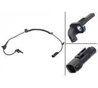 Sensor de velocidad de rueda ABS Eje trasero izquierda Sensor activo 06-S352