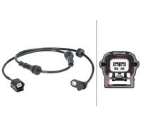 Sensor de velocidad de rueda ABS Eje trasero Sensor activo 6PU 012 679-821 HELLA