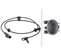 Sensor de velocidad de rueda ABS Eje trasero Sensor activo 6PU 012 679-961 HELLA