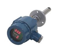 Sensor de Velocidad del Viento 0-30 m/s 120 °C Sensor de velocidad del viento de alta temperatura Transmisor de velocidad del aire en conducto Anemómetro de metal integrado Protección IP67 for inverna