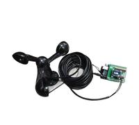 Sensor de velocidad del viento probador de viento medición Triple taza medidor meteorológico for microcontrolador(Combinatorial)