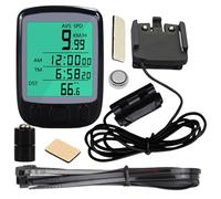 Sensor de velocidad para bicicleta - Contador kilométrico para ciclistas, monitor de curso digital, panel retroiluminado, supervisión en tiempo real, última batería con opción Reinit