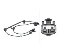 Sensor de Velocidad Rueda 2-polig Activo 970MM Cable HELLA para Kia Sportage
