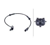 Sensor de Velocidad Rueda 2-polig Hall 645MM Cable HELLA para Dacia Spring