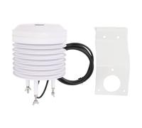 Sensor de Velocidad y Dirección del Viento Modbus RS485, Sensor de Temperatura Estación Meteorológica Louver para Ambiente, Humedad, Luz, Detección CO2, Invernadero, 9-30V (YGC-BYX-M-KV-V)