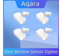 Sensor Inteligente para Puerta y Ventana Aqara Zigbee, Mini Sensor de Puerta con Conexión Inalámbrica, Alarma para Hogar Inteligente, Compatible con Matter, HomeKit y la Aplicación Mijia Mi Home 10PCs