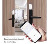 Sensor de Ventana de Puerta Inteligente Zigbee Conexión inalámbrica Open Detector Cerrado Trabajo con la aplicación de Vida Inteligente de Tuya Alexa Asistente para el monitoreo
