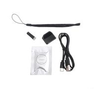 Sensor de vibración y ruido activado por voz 2K HD con luz de ambiente RGB para investigación paranormal y grabación EVP, recargable a través de (B)